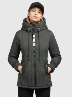 Khujo Winterjassen Winterjas Tweety Dames Olijfgroen -Khujo Winkel ad69ad1c385bb4479f171ecb9486fb77