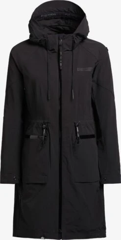 Khujo Parkas Tussenparka Dames Zwart
