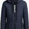 Khujo Winterjassen Winterjas Patt Dames Donkerblauw