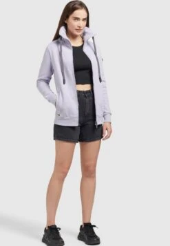 Khujo Tosta - Sweater Met Rits - Flieder 14 Khujo Tosta - Sweater Met Rits - Flieder -Khujo Winkel b28f82a9715243f58a681f2a937547aa