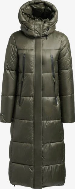 Khujo Wintermantels Wintermantel Melona Dames Kaki