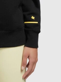 Khujo Hoodies Sweatshirt Odette Dames Zwart -Khujo Winkel b5e14668cc4cc29a20bd09999e974958