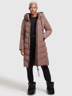 Khujo Wintermantels Wintermantel Ayleena Dames Chamois -Khujo Winkel b6140961faffcead5d07029927f97b83