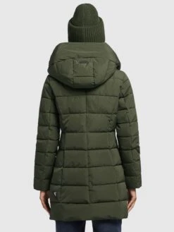 Khujo Korte Mantels Wintermantel Floyt Dames Olijfgroen -Khujo Winkel b722d50bd1615e547b33330359de0848