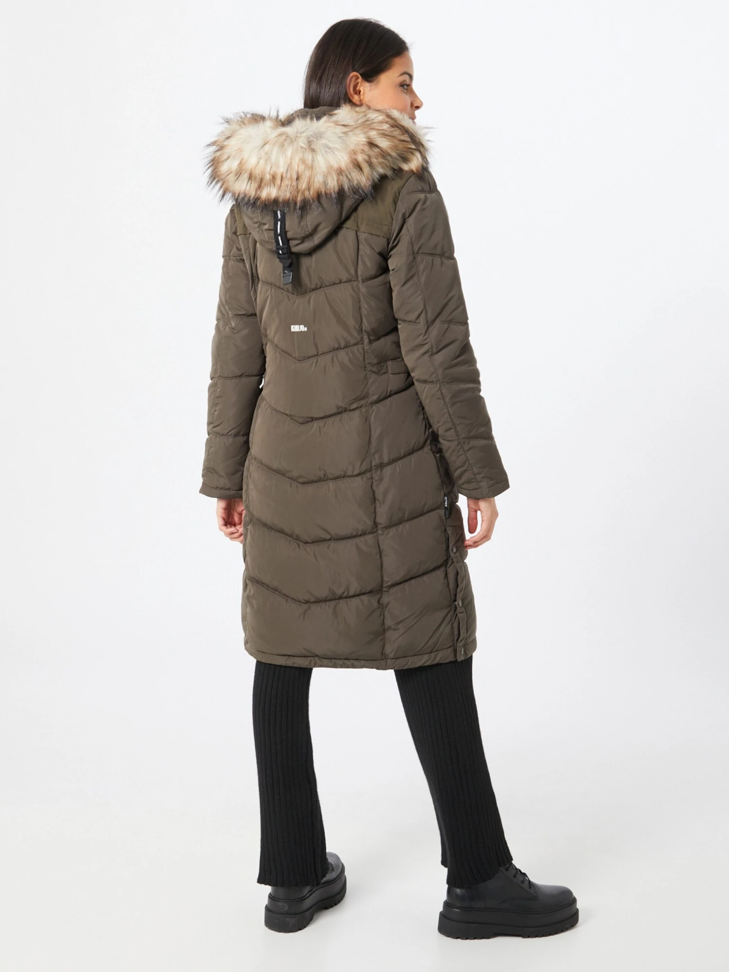 Khujo Wintermantels Wintermantel Lubeck Dames Groen 3 Khujo Wintermantels Wintermantel Lubeck Dames Groen - Afbeelding 3
