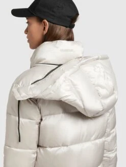 Khujo Winterjassen Winterjas Evona Dames Parelwit -Khujo Winkel b8eb8c7e07590fe804b8e24d90110f76