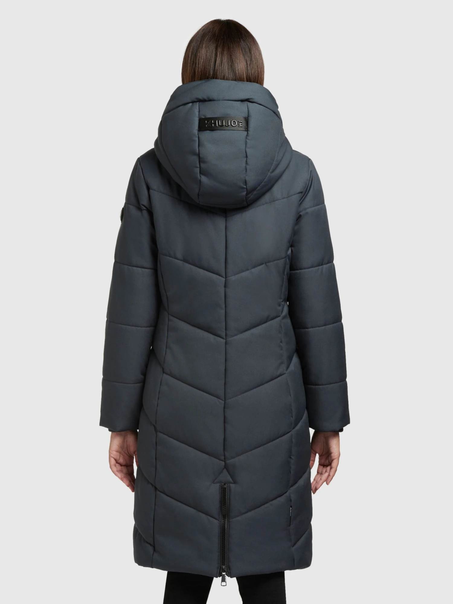 Khujo Wintermantels Wintermantel Aribay Dames Nachtblauw 4 Khujo Wintermantels Wintermantel Aribay Dames Nachtblauw - Afbeelding 4