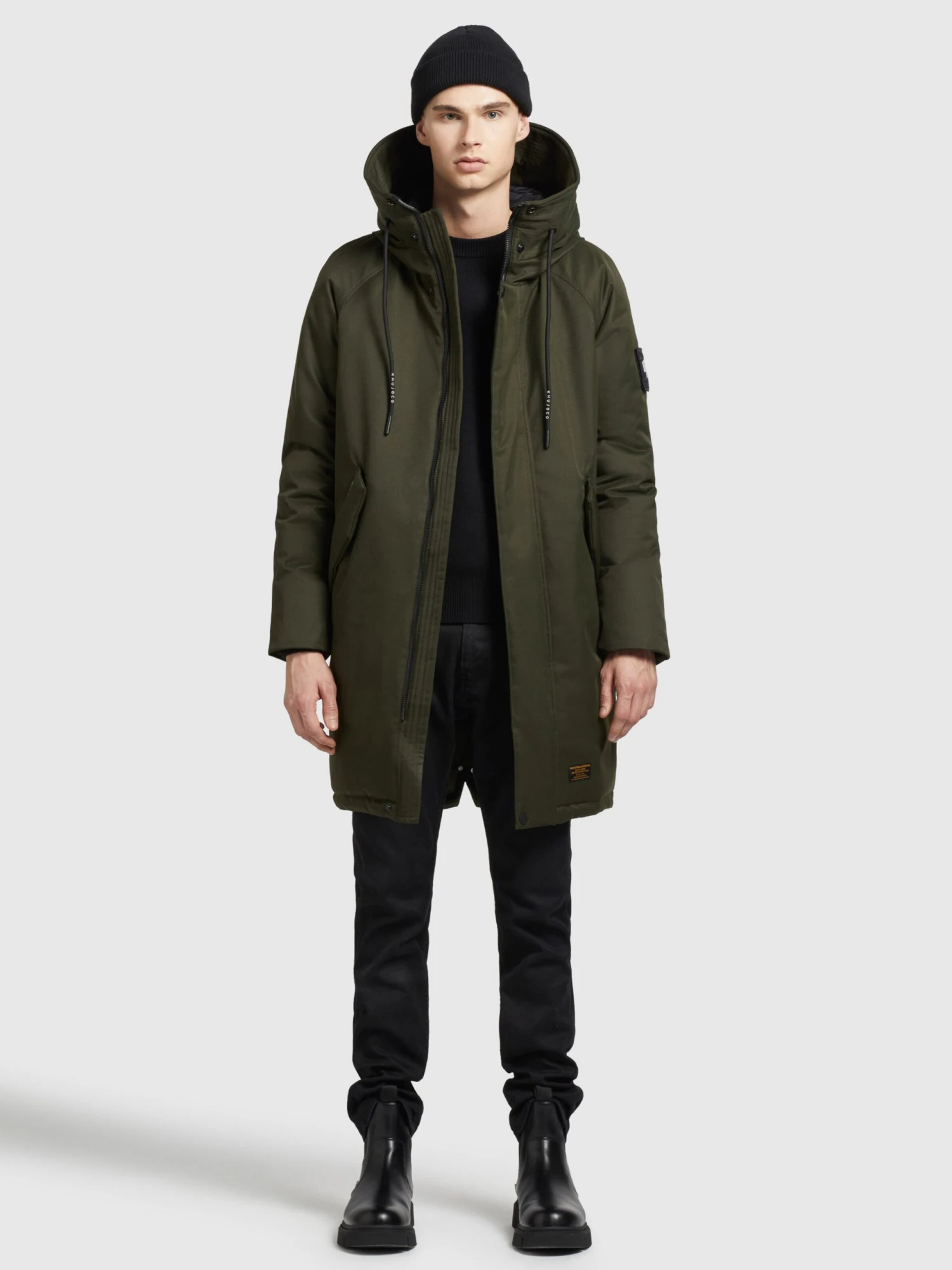 Khujo Wintermantels Winterjas Tuck Heren Olijfgroen 2 Khujo Wintermantels Winterjas Tuck Heren Olijfgroen - Afbeelding 2