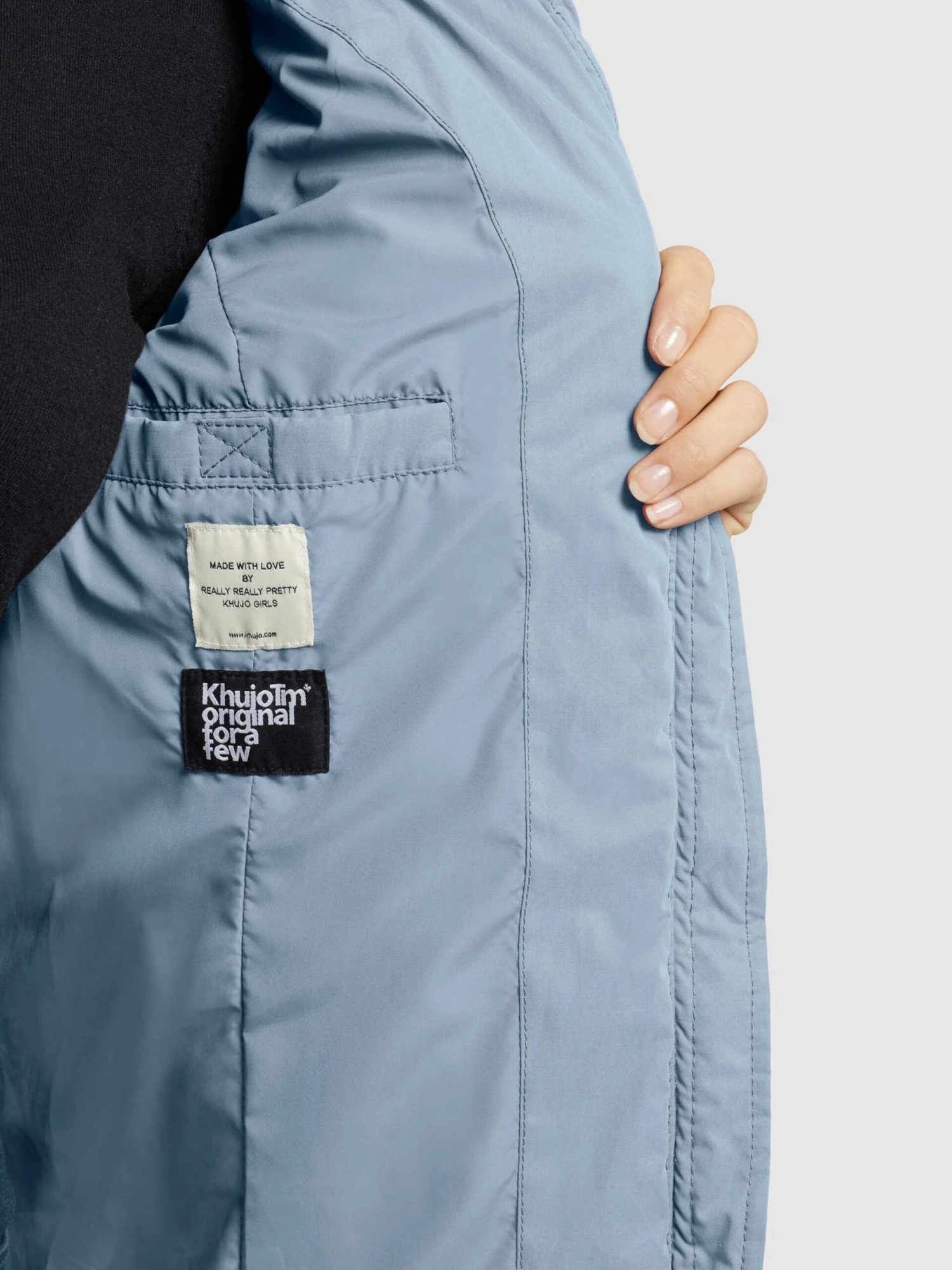 Khujo Tussenjassen Tussenjas Tweety Dames Smoky Blue 8 Khujo Tussenjassen Tussenjas Tweety Dames Smoky Blue - Afbeelding 8