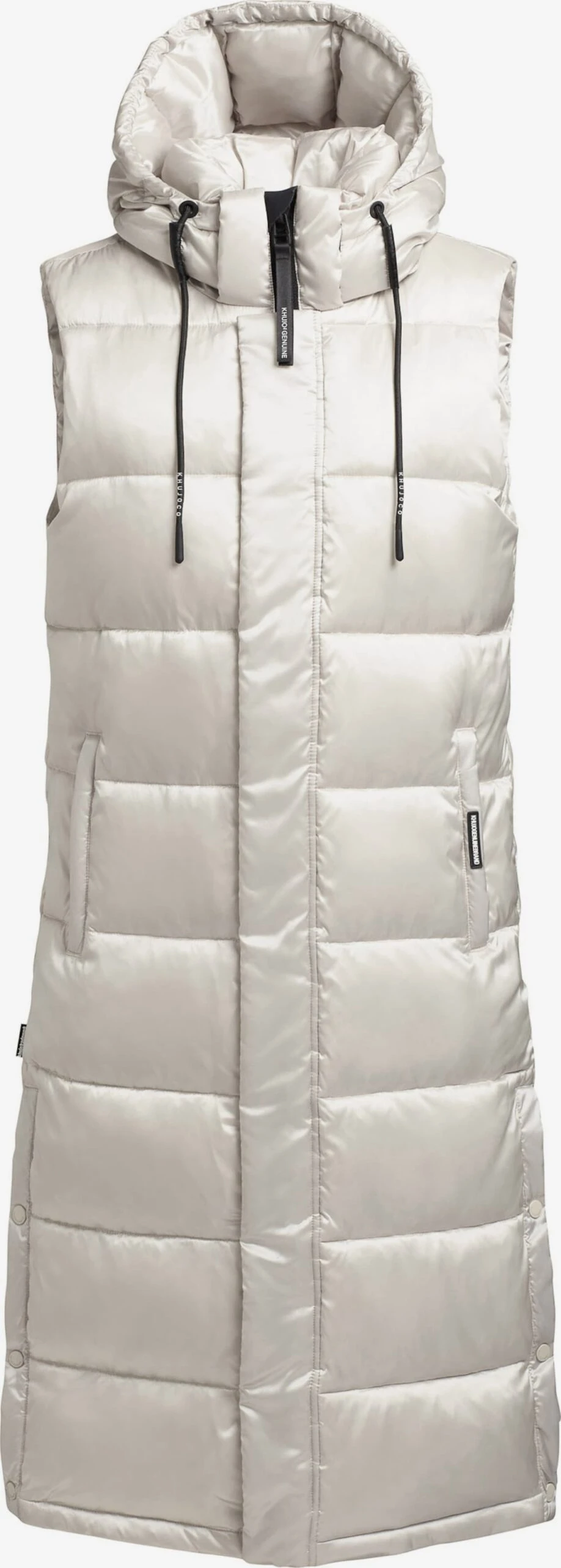 Khujo Bodywarmers Bodywarmer Tourin Dames Parelwit 1 Khujo Bodywarmers Bodywarmer Tourin Dames Parelwit