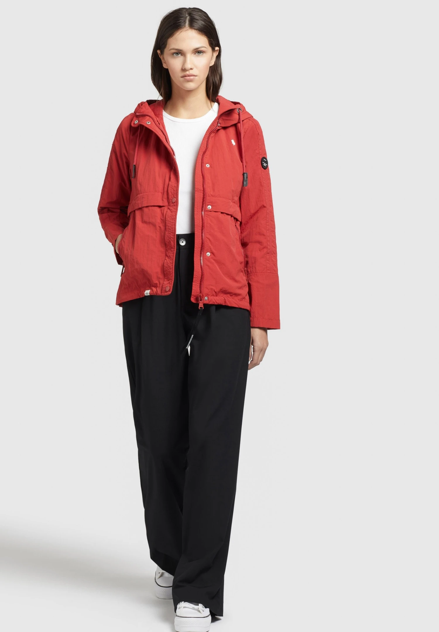 Khujo Zahira3 - Lichte Jas - Rot 2 Khujo Zahira3 - Lichte Jas - Rot - Afbeelding 2