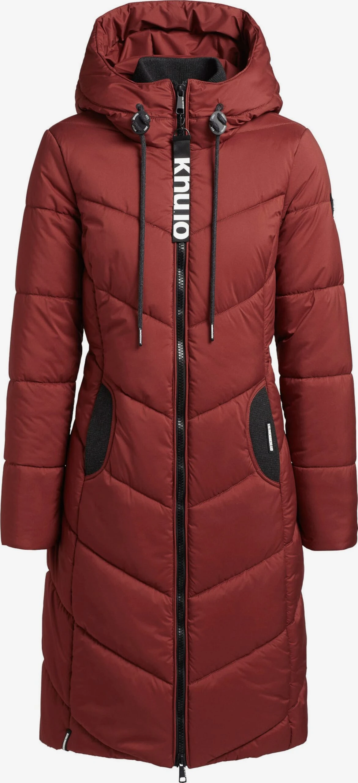 Khujo Tussenmantels Tussenmantel Aribay Dames Roestrood 1 Khujo Tussenmantels Tussenmantel Aribay Dames Roestrood