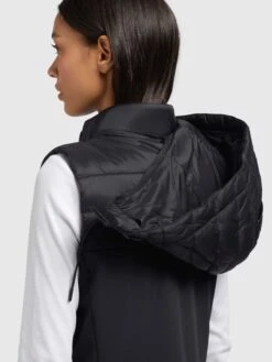 Khujo Bodywarmers Bodywarmer Fabia Matt Dames Zwart -Khujo Winkel be072b57d4937e33387c77c357a6abd7