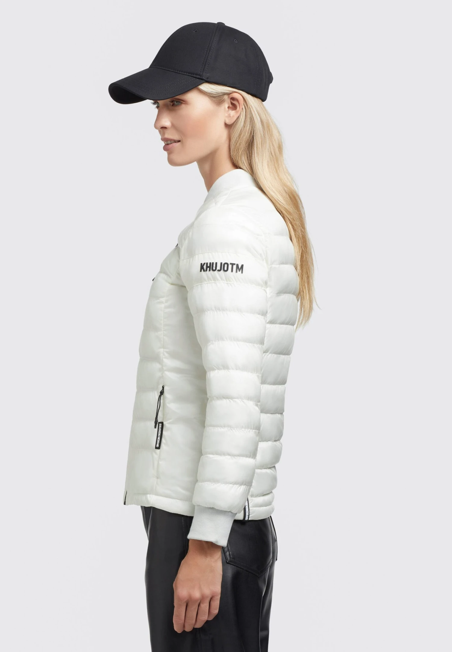 Khujo Maude Shiny - Bomberjacks - Cremeweiß 5 Khujo Maude Shiny - Bomberjacks - Cremeweiß - Afbeelding 5