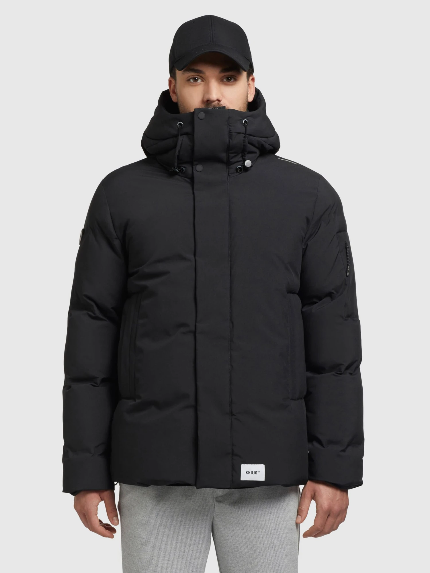 Khujo Winterjassen Winterjas Cann Heren Zwart 2 Khujo Winterjassen Winterjas Cann Heren Zwart - Afbeelding 2