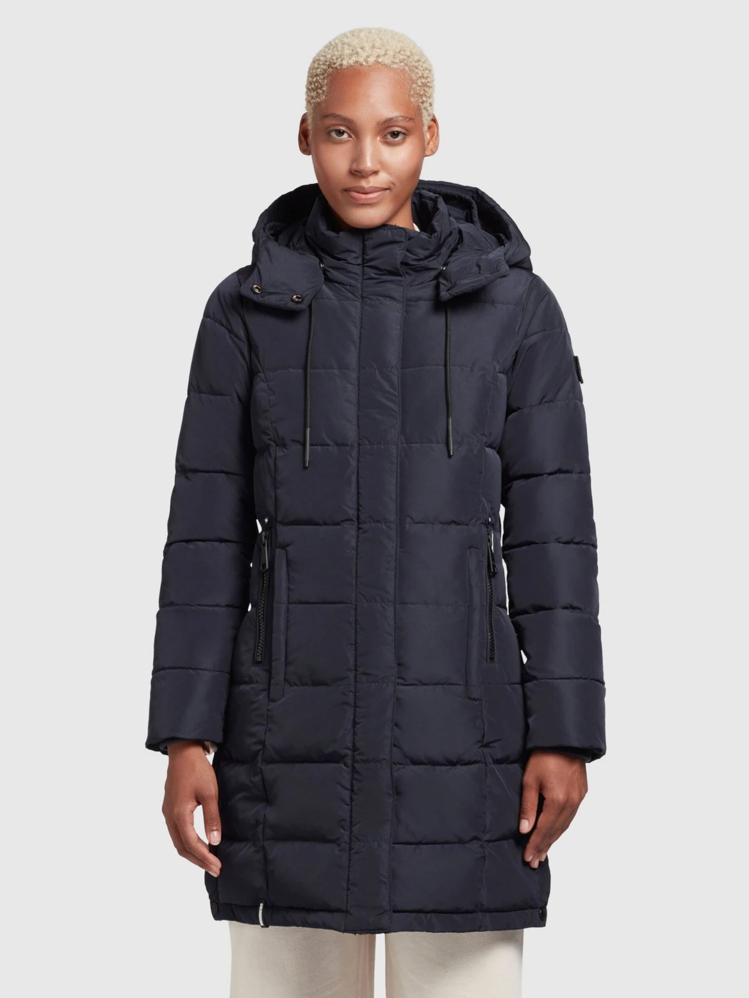 Khujo Korte Mantels Wintermantel Cups Dames Marine 2 Khujo Korte Mantels Wintermantel Cups Dames Marine - Afbeelding 2