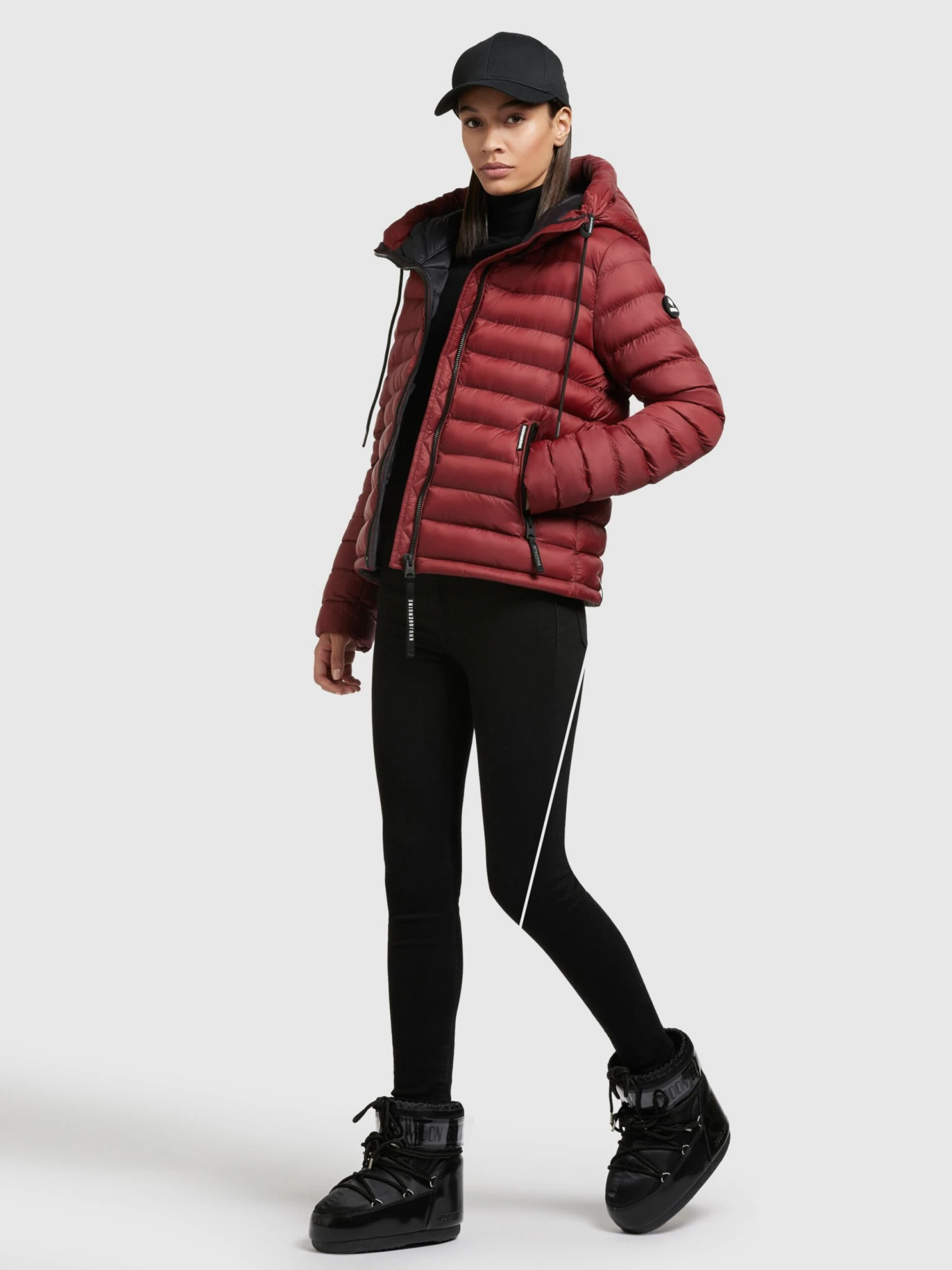 Khujo Winterjassen Winterjas Lona Shine Dames Roestrood 6 Khujo Winterjassen Winterjas Lona Shine Dames Roestrood - Afbeelding 6