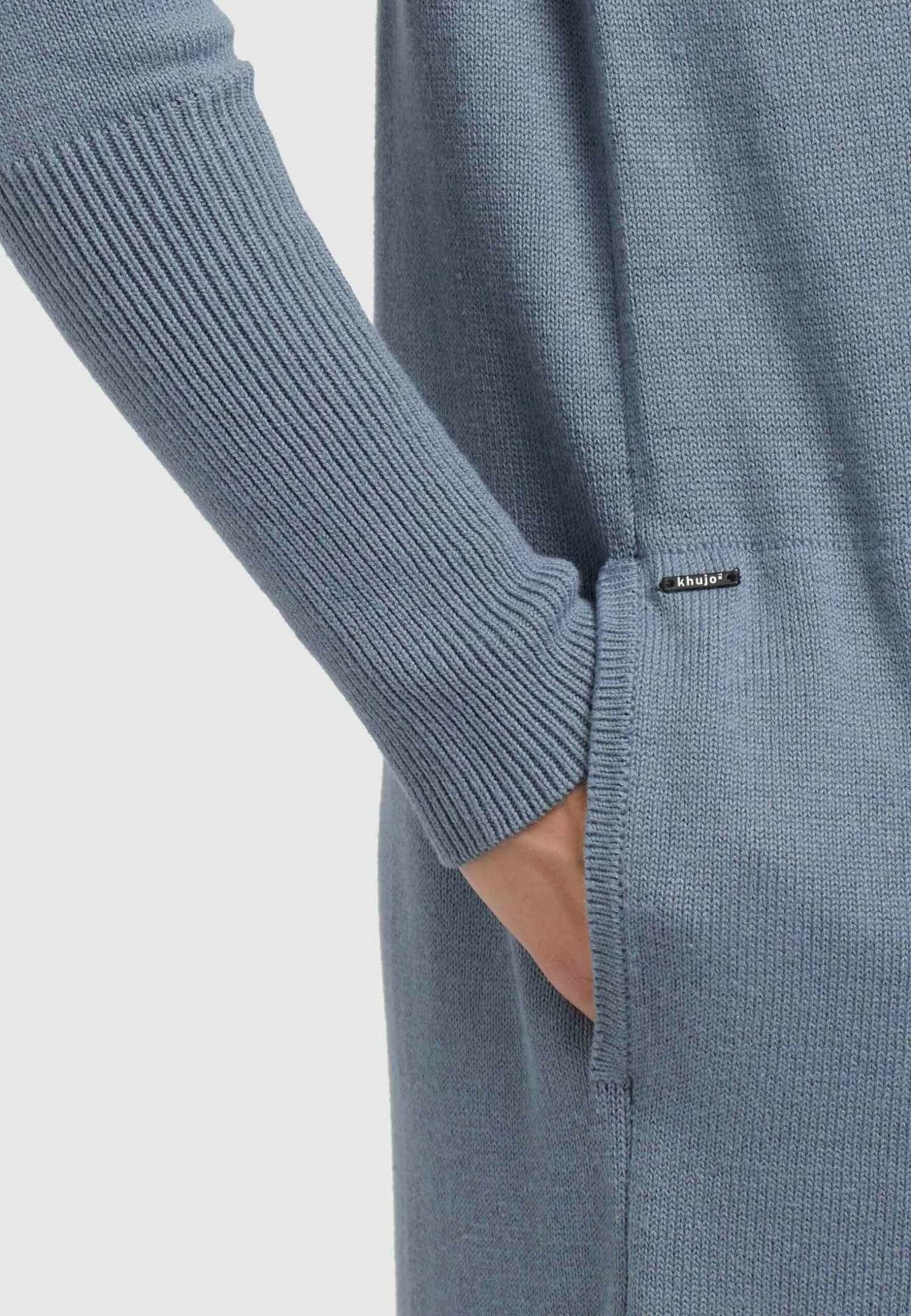 Khujo Elina - Halflange Jas - Blau 4 Khujo Elina - Halflange Jas - Blau - Afbeelding 4