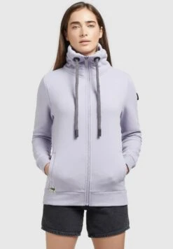 Khujo Tosta - Sweater Met Rits - Flieder