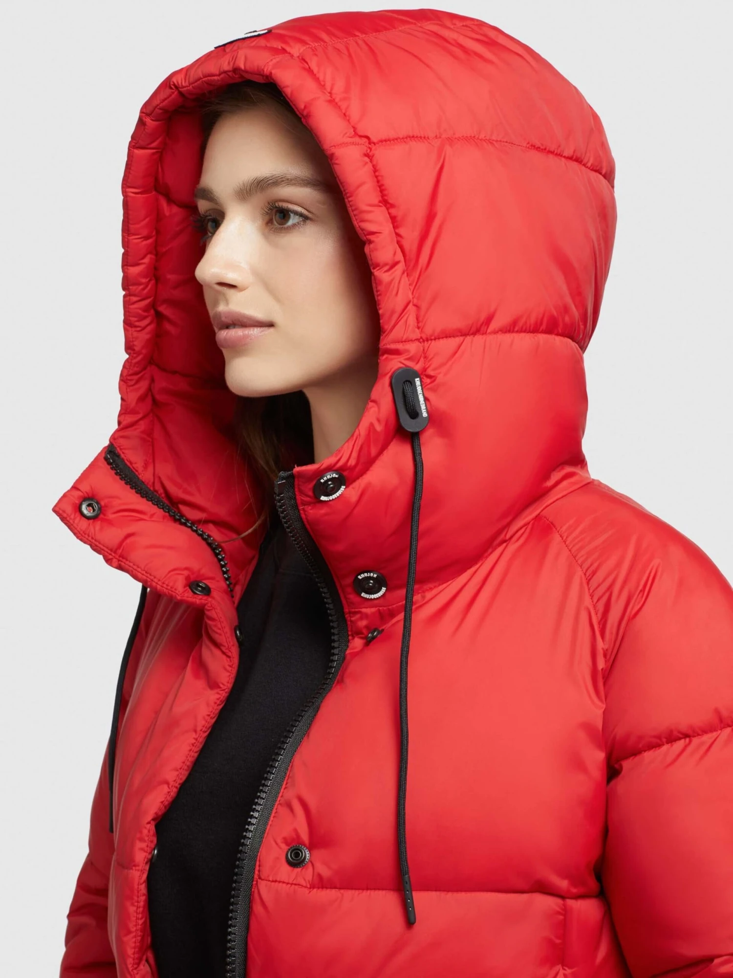 Khujo Winterjassen Winterjas Franee Dames Rood 7 Khujo Winterjassen Winterjas Franee Dames Rood - Afbeelding 7