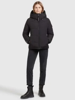 Khujo Winterjassen Winterjas Isidora Dames Zwart -Khujo Winkel c2ef8a2564edc181dacf10241ca04ef9