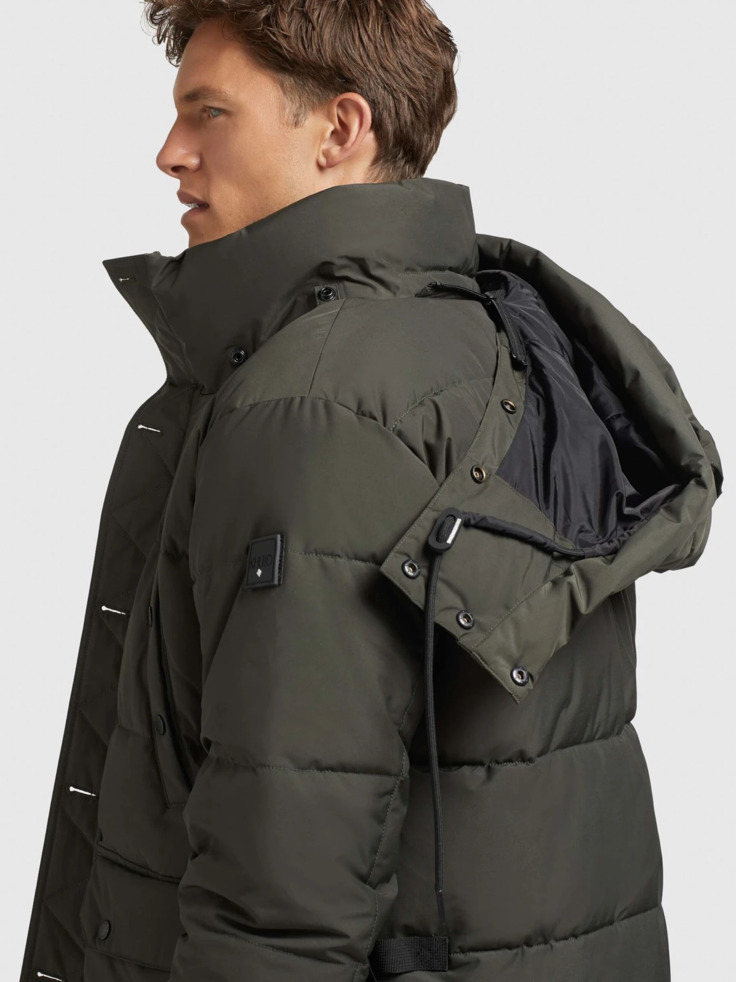 Khujo Winterjassen Winterjas Primero Heren Kaki 8 Khujo Winterjassen Winterjas Primero Heren Kaki - Afbeelding 8