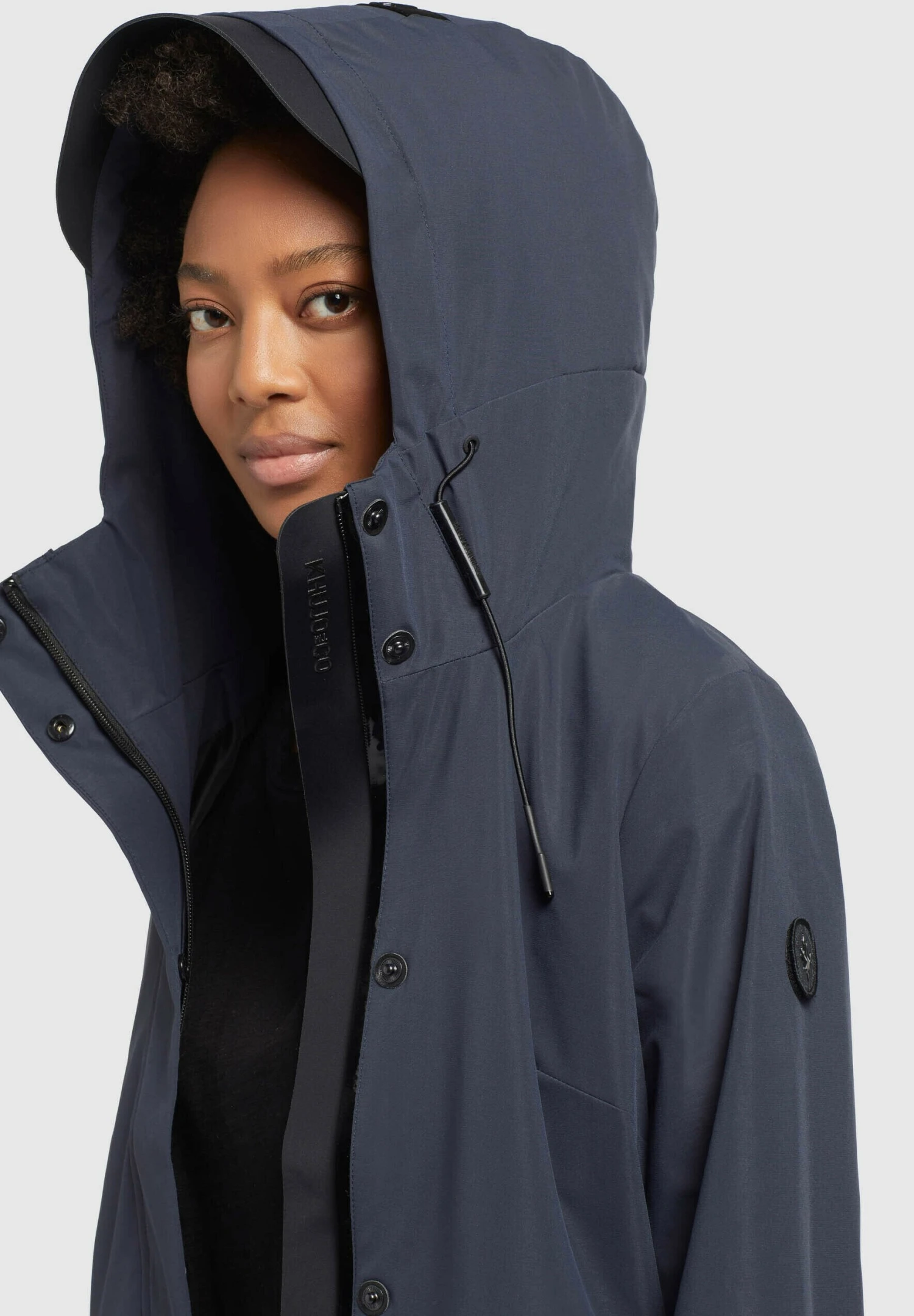 Khujo Izaf - Regenjas - Dunkelblau 7 Khujo Izaf - Regenjas - Dunkelblau - Afbeelding 7