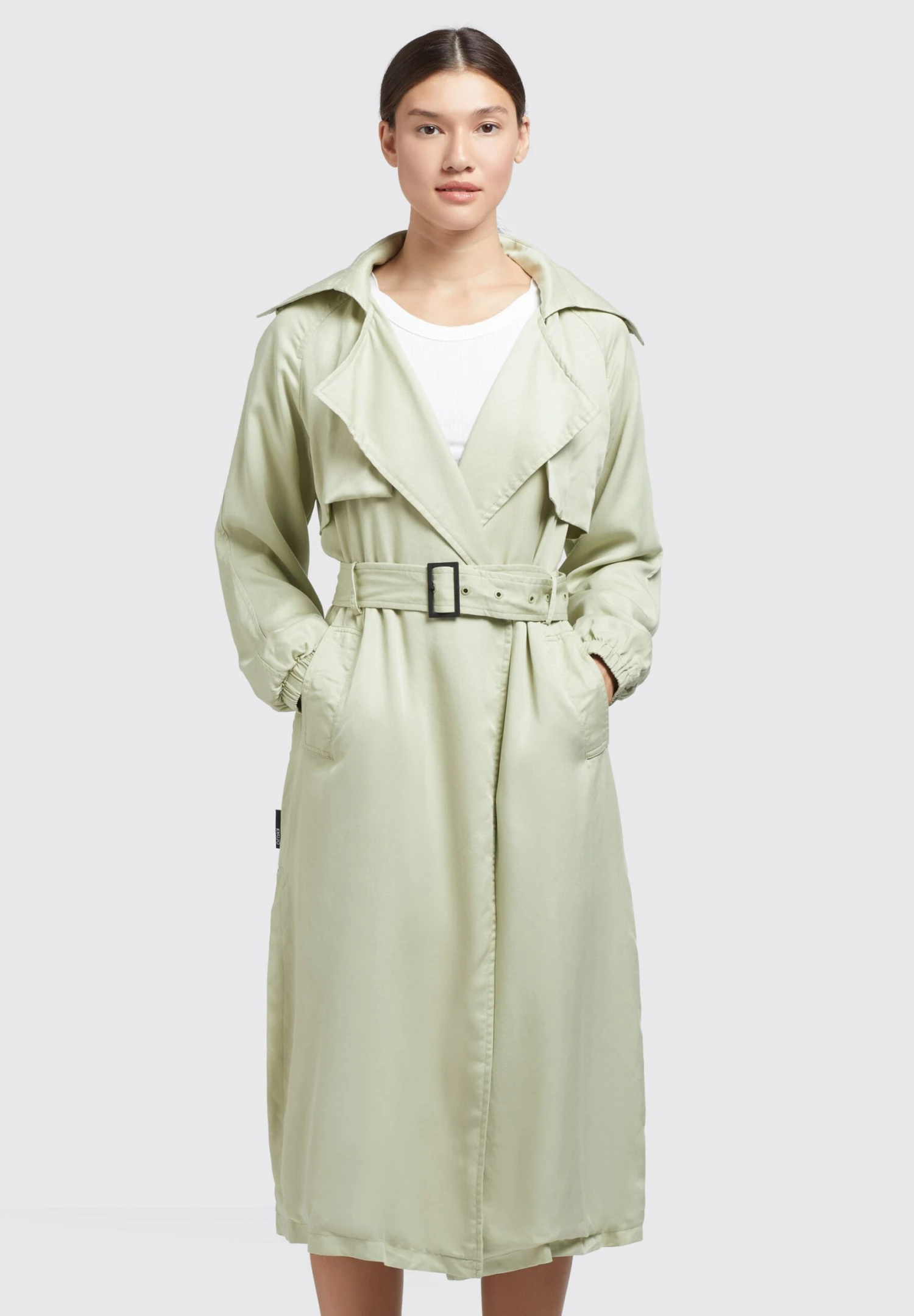 Khujo Garda - Trenchcoat - Blassgrün 1 Khujo Garda - Trenchcoat - Blassgrün