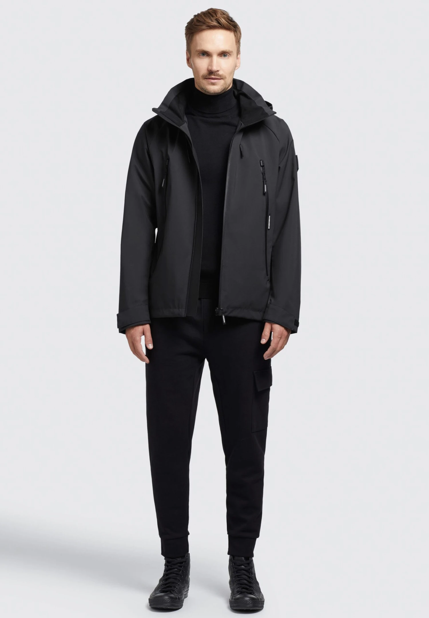 Khujo Adam - Regenjas - Schwarz 2 Khujo Adam - Regenjas - Schwarz - Afbeelding 2