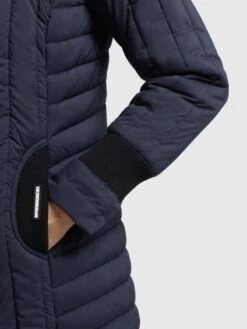 Khujo Winterjassen Winterjas Jerry Dames Navy -Khujo Winkel c78424187856fa779b4b7a68a4f35a53