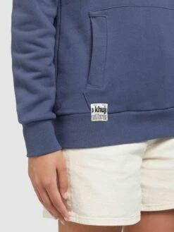 Khujo Hoodies Sweatshirt Rhabea Dames Blauw -Khujo Winkel c8eef9f534525bf1bac8b5a96e2a1253