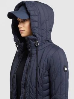 Khujo Winterjassen Winterjas Jerry Dames Navy -Khujo Winkel c9ce5a9c4302a26ab93965bcd9cb1adf