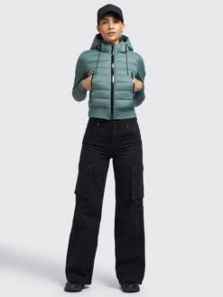 Khujo Tussenjassen Tussenjas Dalis Matt Dames Jade Groen -Khujo Winkel cb9474ea615c9df96b163ef5df0535f9