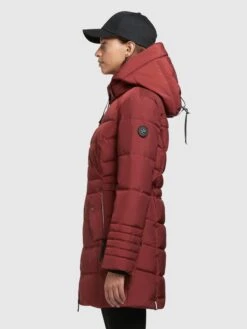 Khujo Korte Mantels Tussenmantel Amaray 3 Dames Robijnrood -Khujo Winkel cd3a2539c1daadab3a9083a8850536c9