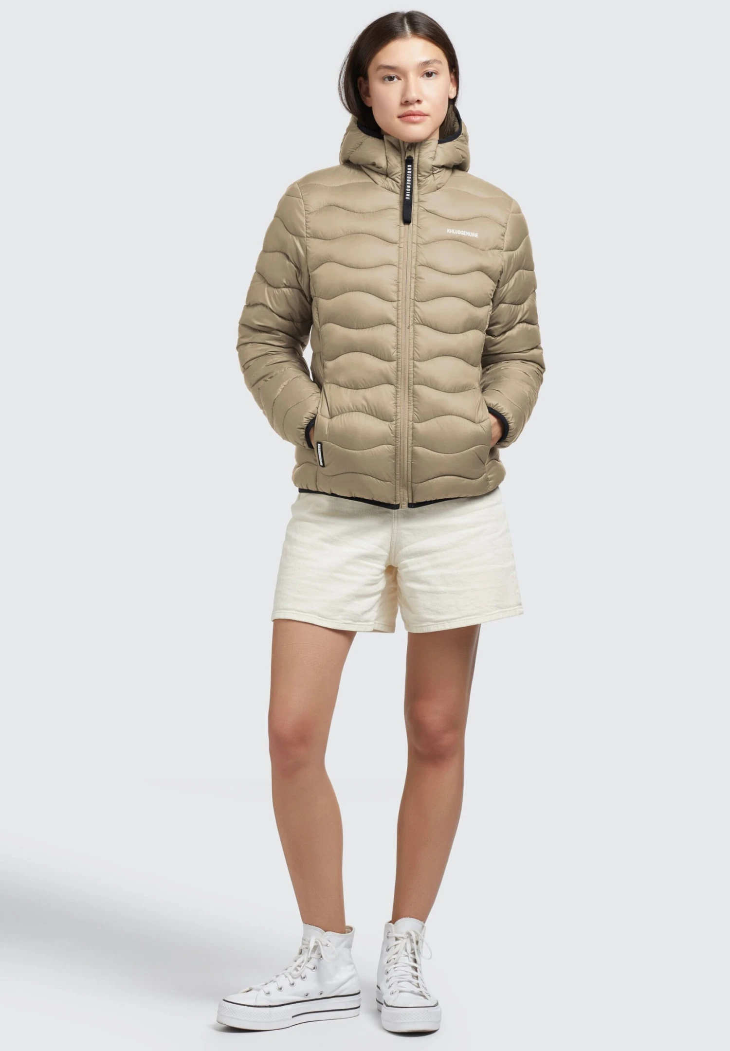 Khujo Nanna - Winterjas - Beige 2 Khujo Nanna - Winterjas - Beige - Afbeelding 2