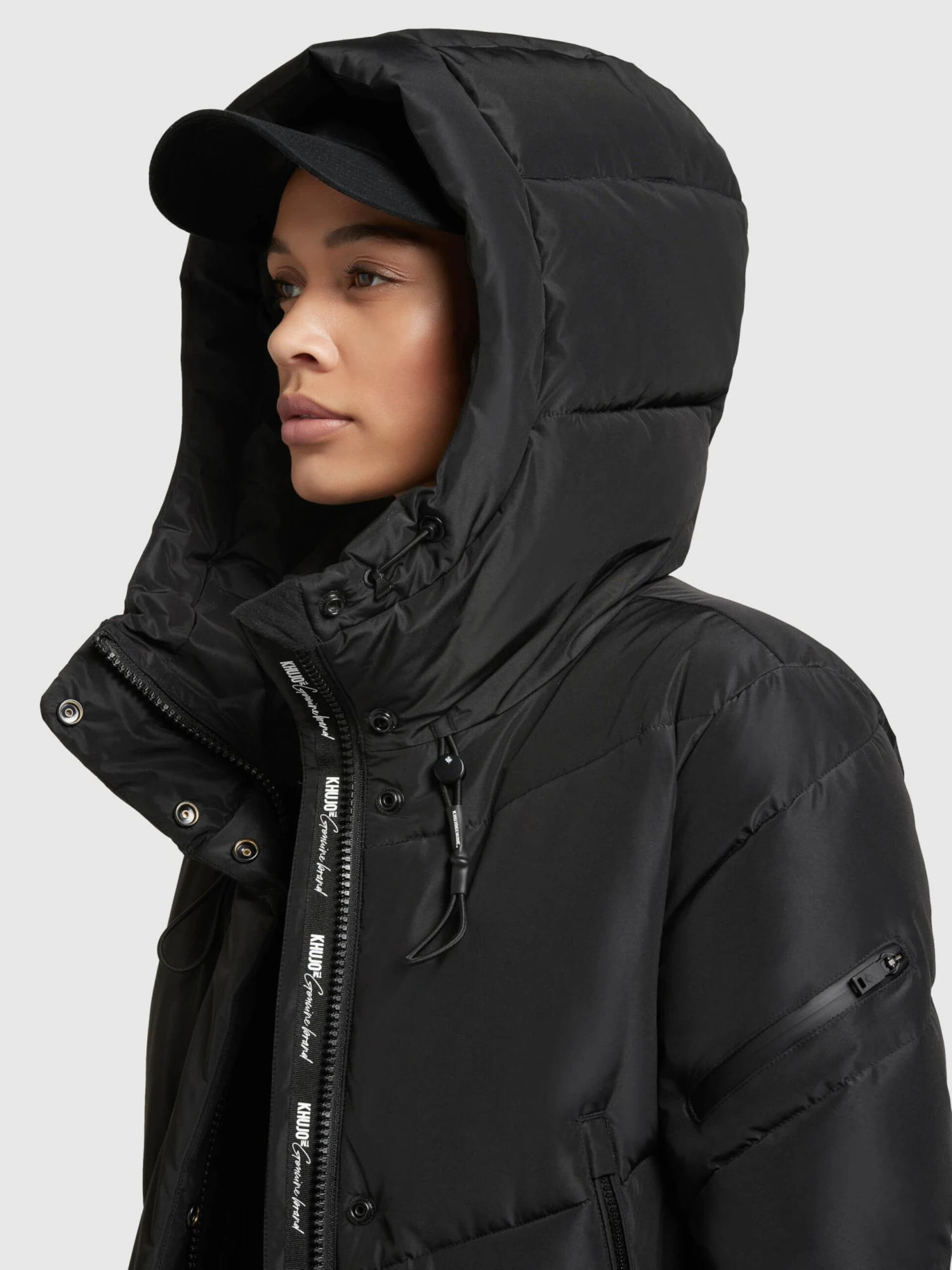 Khujo Tussenmantels Tussenmantel Sonje3 Dames Zwart 7 Khujo Tussenmantels Tussenmantel Sonje3 Dames Zwart - Afbeelding 7