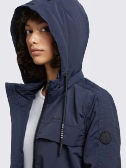 Khujo Tussenmantels Tussenmantel Voya3 Dames Donkerblauw -Khujo Winkel d01c9c4c576a928899debfc9ffec7eec