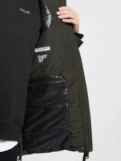 Khujo Winterjassen Winterjas Eunice Dames Olijfgroen -Khujo Winkel d03cd7e34daf5cb5f01396fb738fd31e