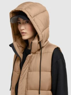 Khujo Bodywarmers Bodywarmer Tourin Dames Lichtbruin -Khujo Winkel d10831c152fc9ac04afa9d08fa7793d8