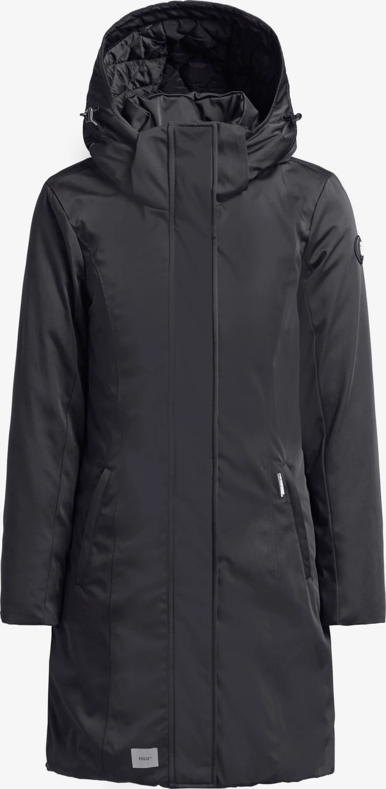 Khujo Wintermantels Wintermantel Blossom Dames Zwart 1 Khujo Wintermantels Wintermantel Blossom Dames Zwart