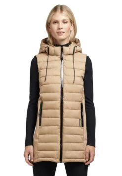Khujo Weste Becca Matt - Bodywarmer - Beige