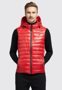 Khujo Wemo Shiny - Bodywarmer - Rot