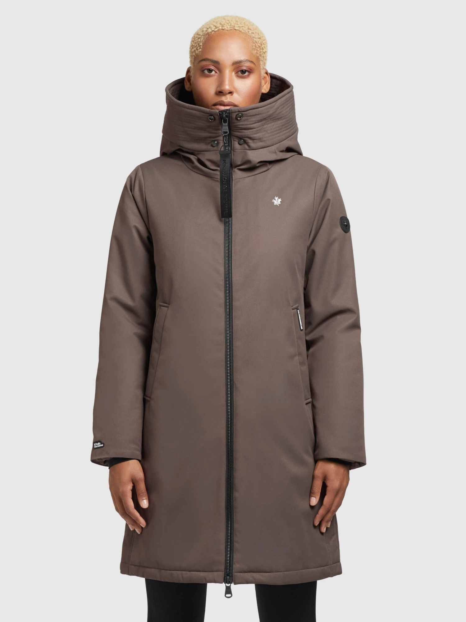 Khujo Tussenmantels Tussenmantel Lisad Dames Mokka 2 Khujo Tussenmantels Tussenmantel Lisad Dames Mokka - Afbeelding 2