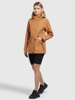 Khujo Parkas Tussenparka FELINA Dames Camel -Khujo Winkel d94270bf37a833315ef37c17d8e850b8