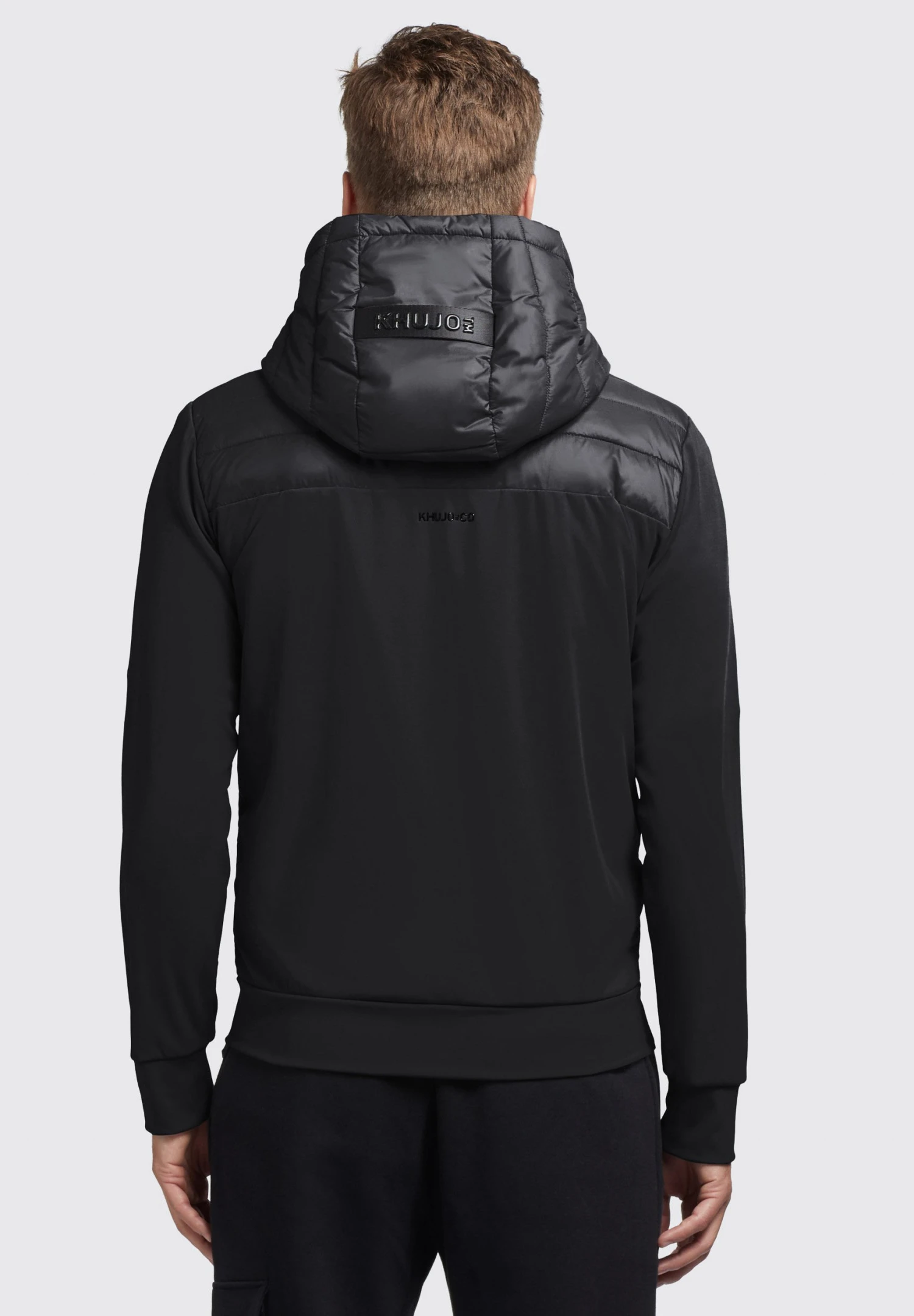 Khujo Bolt Matt - Jas - Schwarz 3 Khujo Bolt Matt - Jas - Schwarz - Afbeelding 3