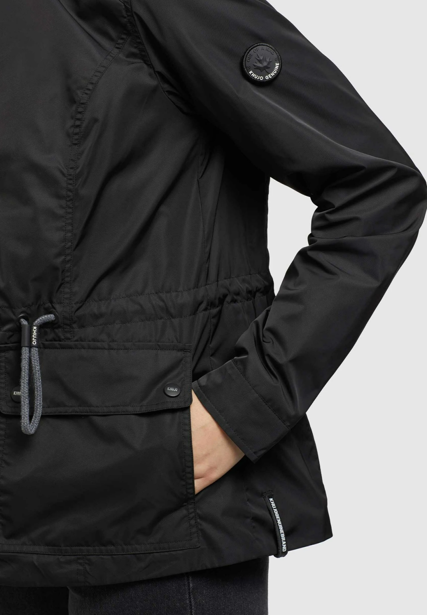 Khujo Debby - Lichte Jas - Schwarz 6 Khujo Debby - Lichte Jas - Schwarz - Afbeelding 6