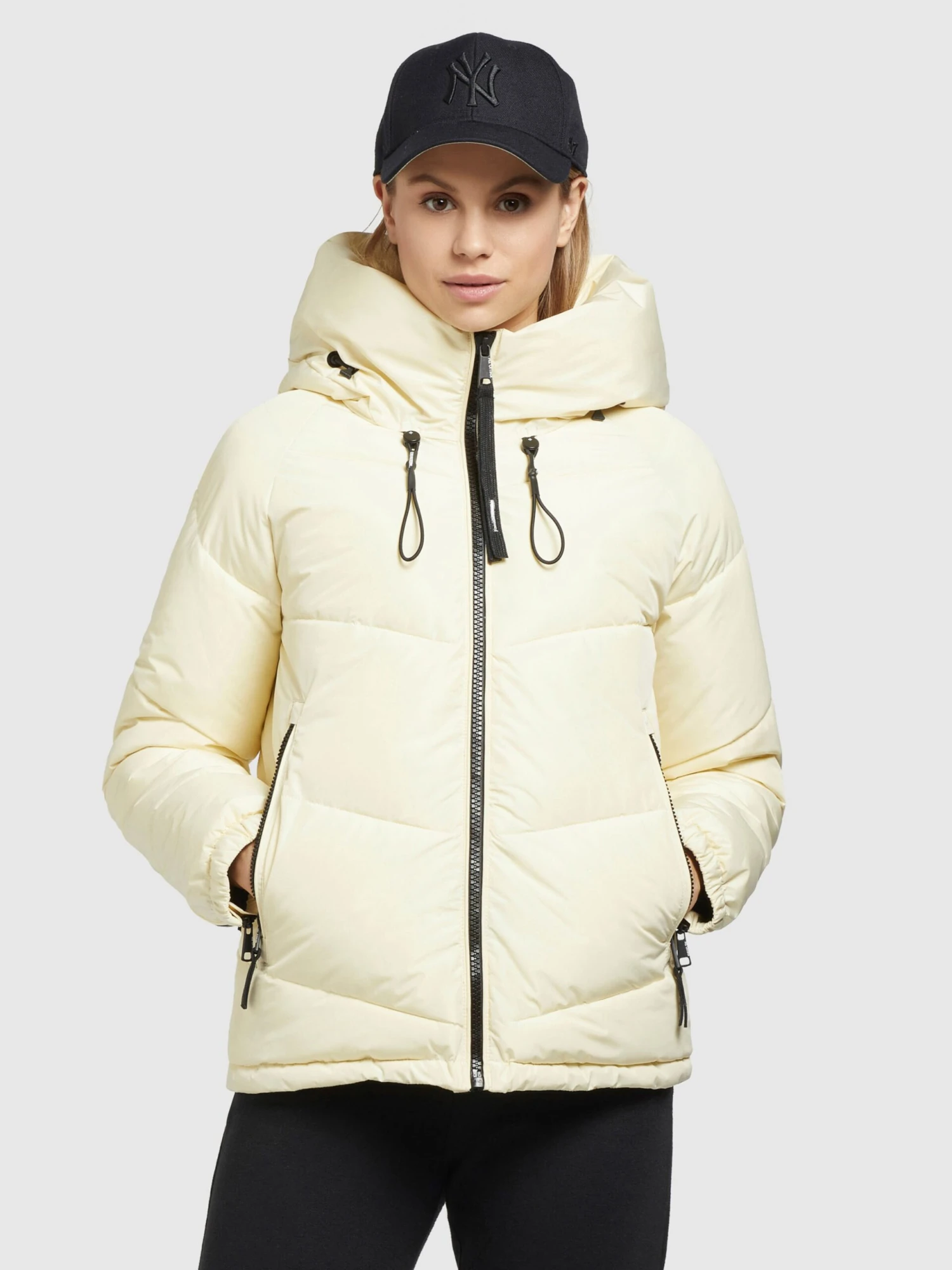 Khujo Winterjassen Winterjas Esila Dames Pasteelgeel 2 Khujo Winterjassen Winterjas Esila Dames Pasteelgeel - Afbeelding 2