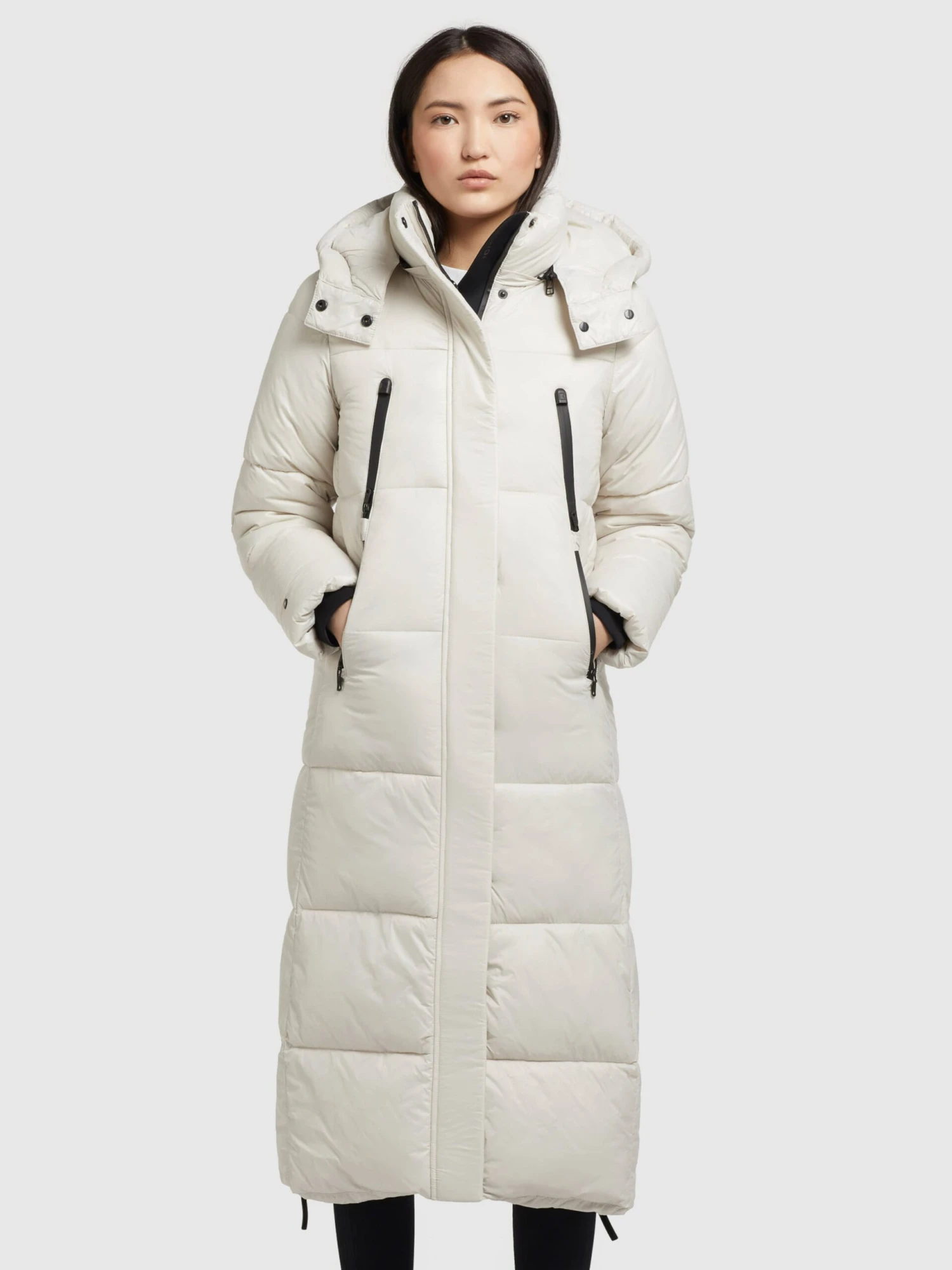 Khujo Wintermantels Wintermantel Melona Dames Parelwit 2 Khujo Wintermantels Wintermantel Melona Dames Parelwit - Afbeelding 2