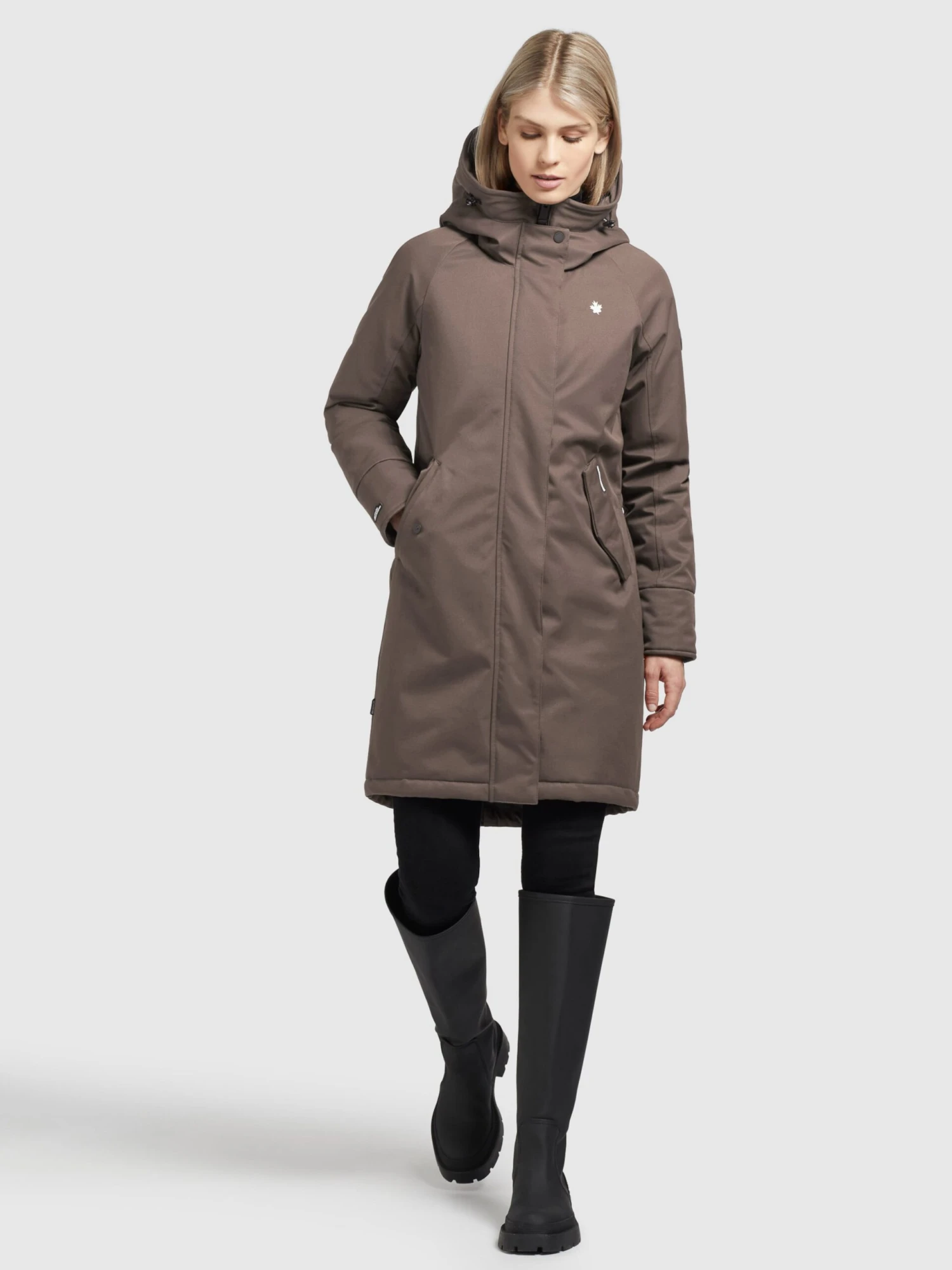 Khujo Parkas Tussenparka LARIA Dames Bruin 3 Khujo Parkas Tussenparka LARIA Dames Bruin - Afbeelding 3