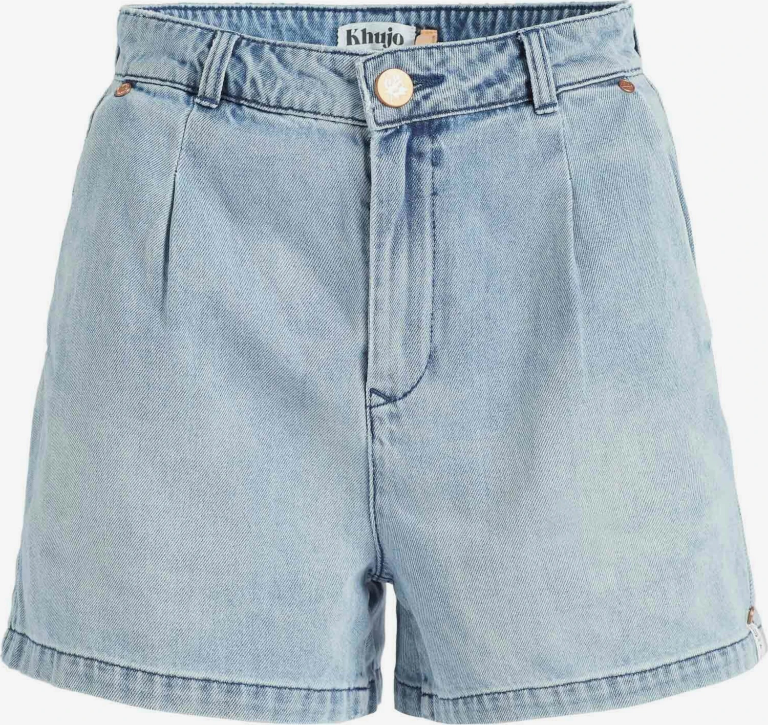 Khujo Jeans Loosefit Bandplooi Jeans Cambel Dames Blauw 1 Khujo Jeans Loosefit Bandplooi Jeans Cambel Dames Blauw